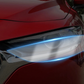 Film protecteur phare TPU transparent fumé Mazda 3 4ème génération 2019-2026 anti-UV - Mazdrive