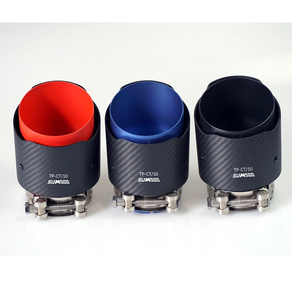 Sortie d'Échappement Carbone & Inox Finition Sport