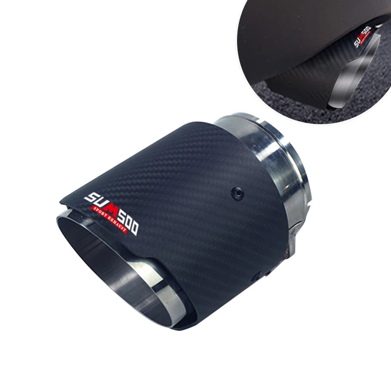 Sortie d'Échappement Carbone & Inox Finition Sport