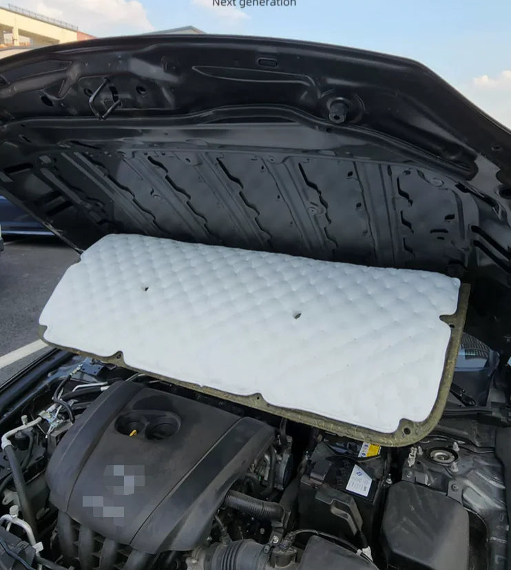 Isolant capot thermique phonique blanc Mazda 3 CX-30 CX-5 réduction chaleur bruit - Mazdrive