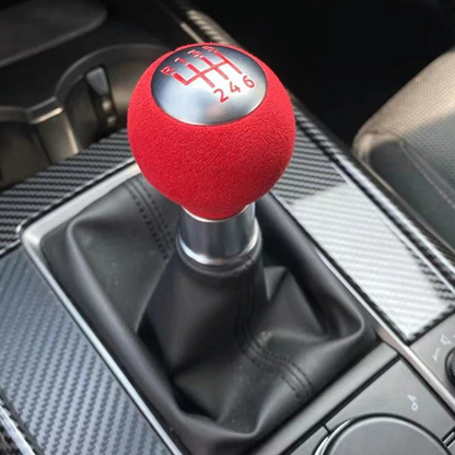 Pommeau levier vitesse suédine noir 6 vitesses Mazda 3 CX-30 CX-5 transmission manuel - Mazdrive