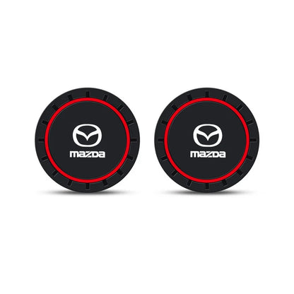 Dessous de verre en silicone antidérapant pour porte-gobelet ou bouteille d’eau - Édition Mazda