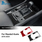 Autocollant fibre de carbone pour console de levier de vitesse – Mazda 3 BP (manuelle & automatique)