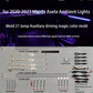 Éclairage ambiance LED monochrome ou RGB avec intérieur portes, tableau de bord, sièges