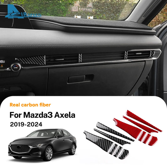Autocollant fibre de carbone pour console centrale – Mazda 3 BP