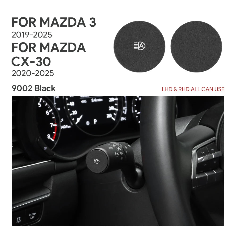 Protection garniture pour levier d’essuie-glace suédine