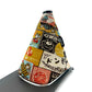 Housse de levier de vitesse style kimono japonais