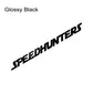 Bandeau de pare-brise Speedhunters en vinyle – Noir brillant
