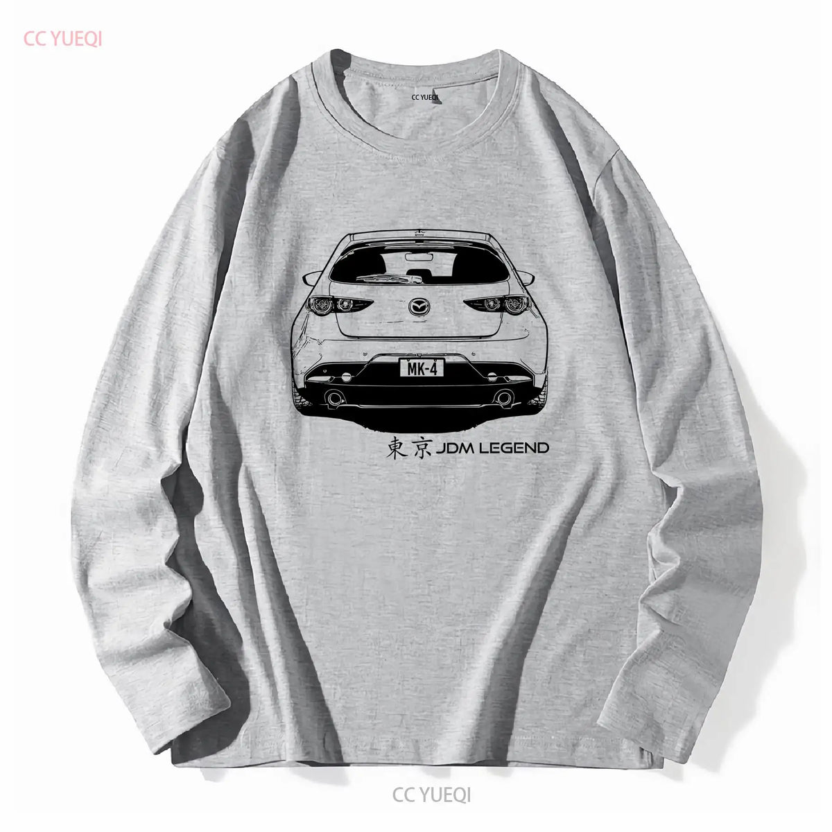 T-Shirt Mazda 3 Compacte BP – Illustration JDM, Manches Courtes ou Longues