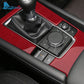 Autocollant fibre de carbone pour console de levier de vitesse – Mazda 3 BP (manuelle & automatique) – photo 5