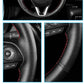 Couvre-volant en cuir microfibre à coudre