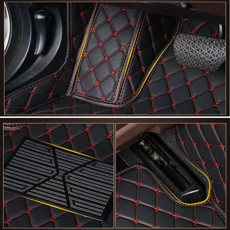 Tapis de Sol Luxe en Cuir PU Sur-Mesure