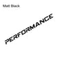 Sticker de Pare-Brise "Performance Styling" Décoration Vinyle –