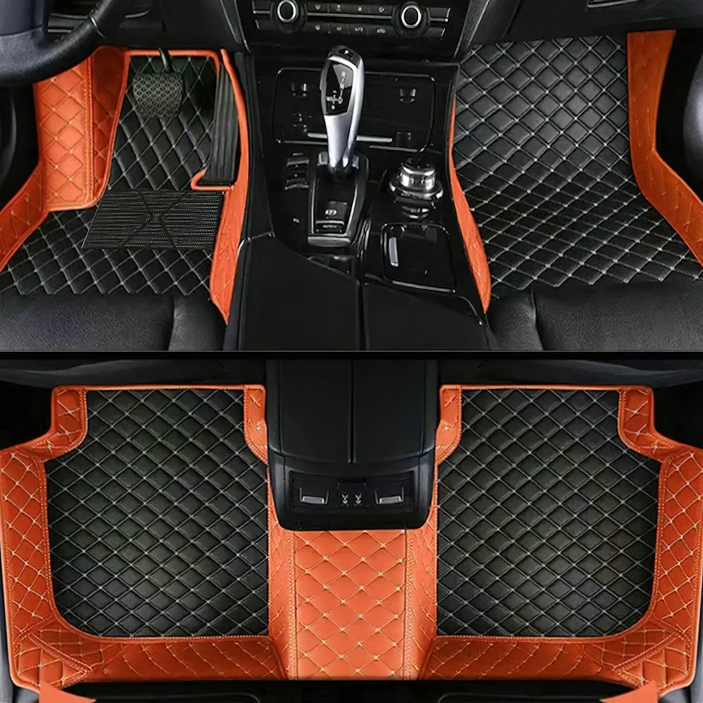 Tapis de Sol Luxe en Cuir PU Sur-Mesure