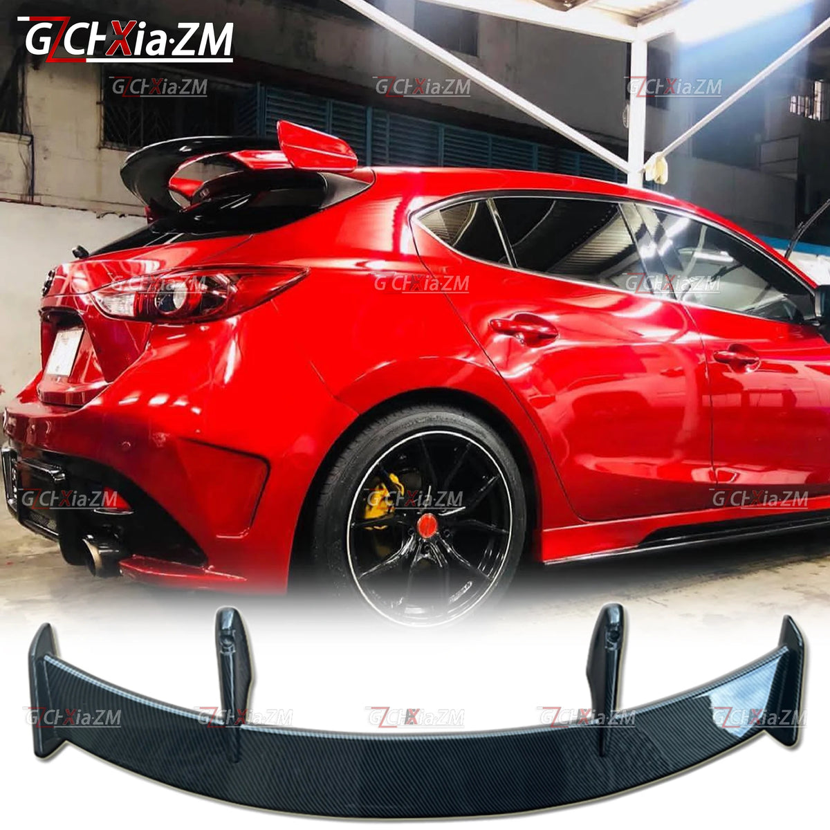 Becquet de Toit Style KS – Mazda 3 Compacte BM/BN (2014–2019)