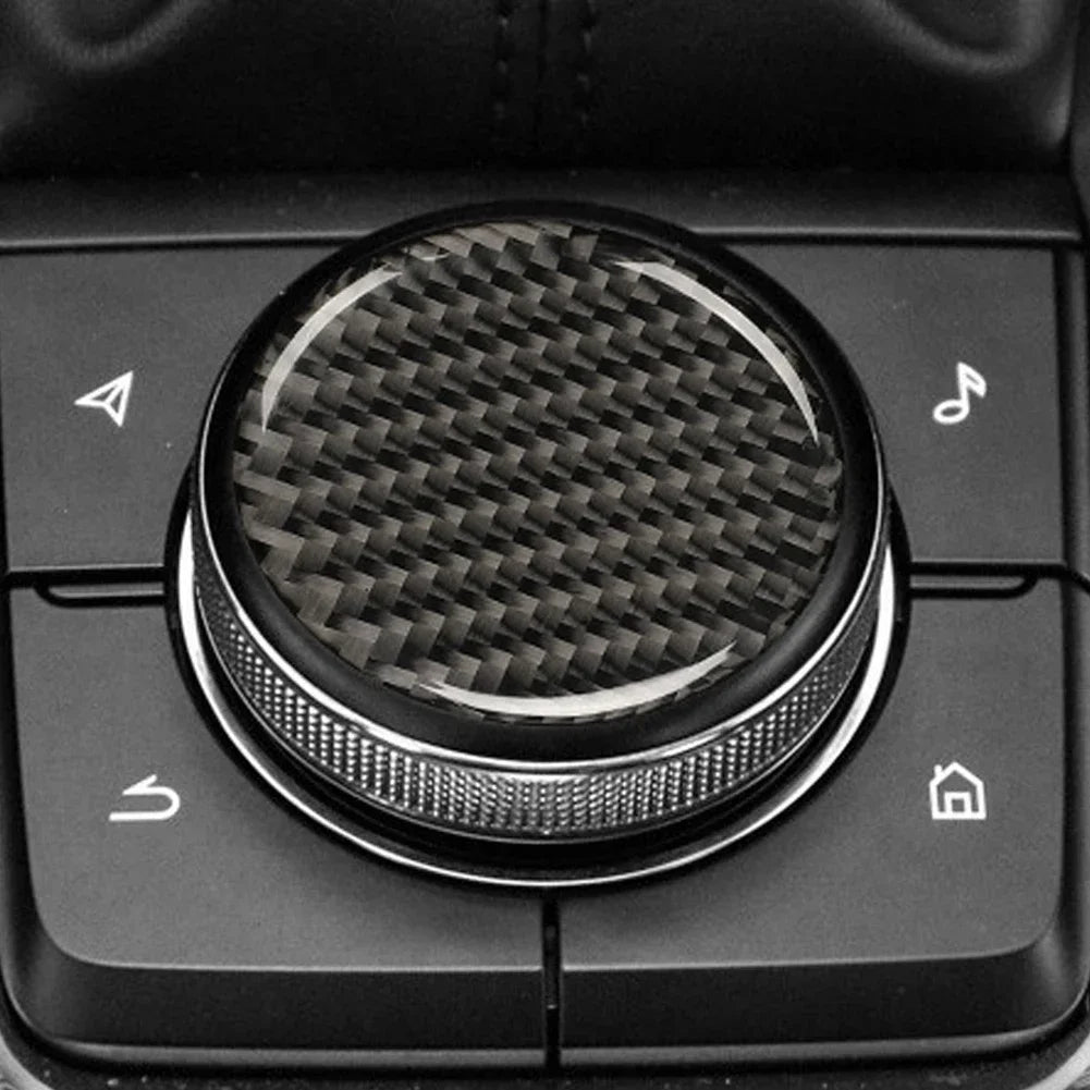 Cache boutons de volume en finition carbone