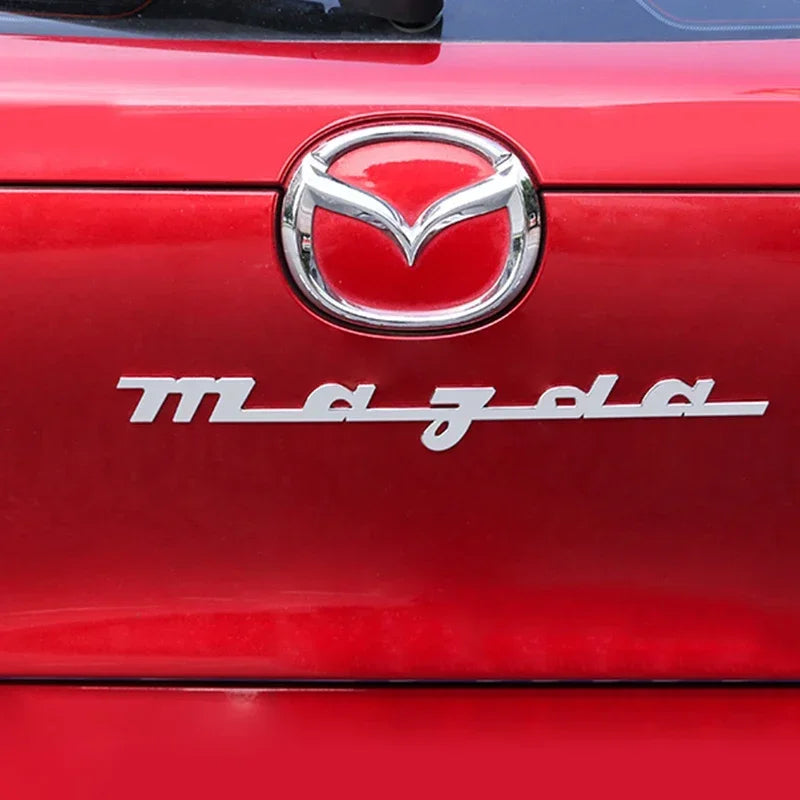 Sticker métal Mazda emblème de coffre arrière