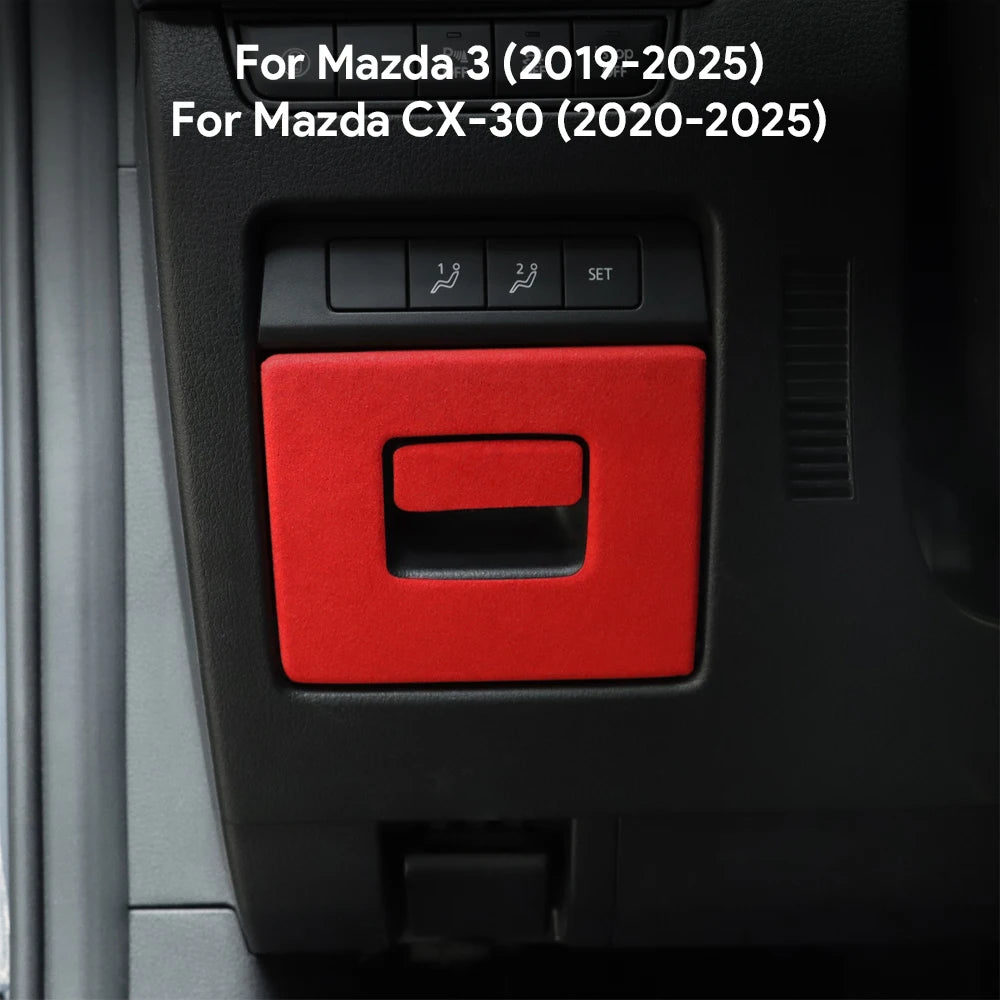 Protection garniture panneau boîte de rangement conducteur en suédine