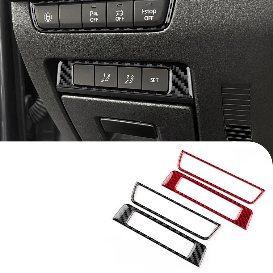 Autocollant fibre de carbone pour bouton Start/Stop – Mazda 3 BP