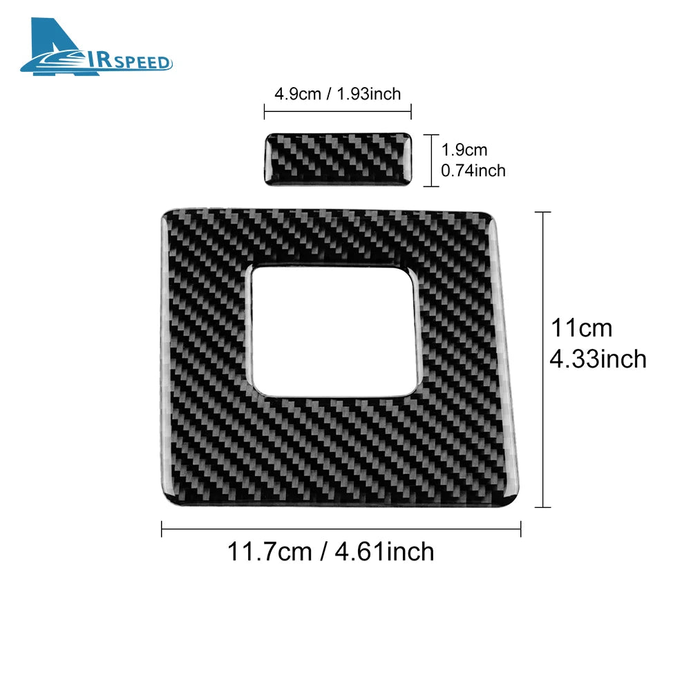 Autocollant fibre de carbone pour boîte de rangement côté conducteur (conduite à gauche) – Mazda 3 BP & CX-30 – photo 5