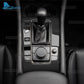 Autocollant fibre de carbone pour panneau de console boîte automatique – Mazda 3 BP – photo 4