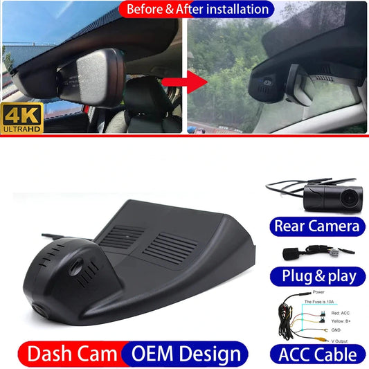 Dashcam 4K intégrée type origine WiFi – Mazda 3 BP