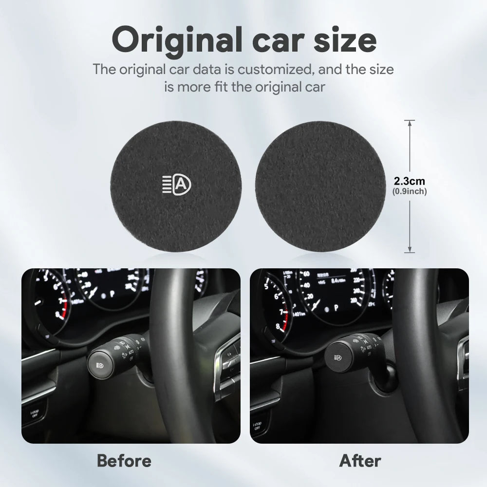 Protection garniture pour levier d’essuie-glace suédine