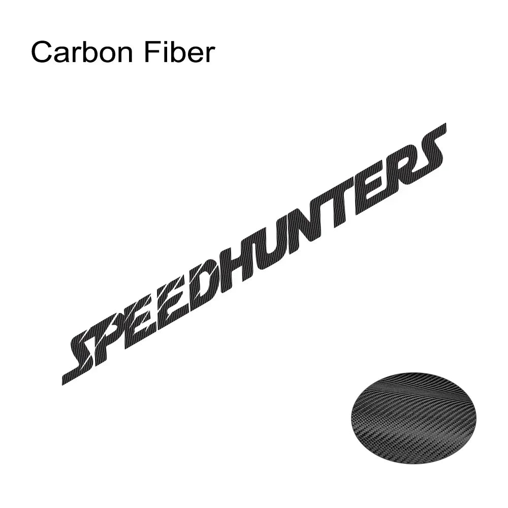 Bandeau de pare-brise Speedhunters en vinyle – Fibre de carbone
