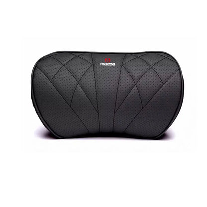 Coussin d'Assise, Appui-Tête & Soutien Lombaire en Cuir Nappa & Mousse à Mémoire