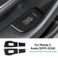 Autocollant fibre de carbone pour panneau de commande des lève-vitres arrière – Mazda 3 BP – photo 8