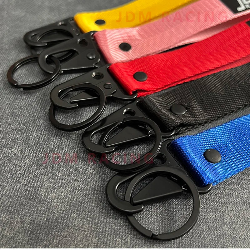 Dragonne porte-clés en sangle nylon style JDM avec mousqueton – photo 3
