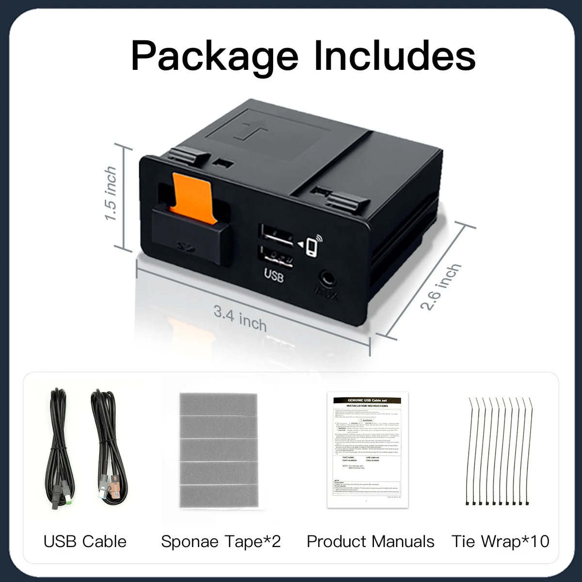 Kit CarPlay et Android Auto avec hub USB type origine – Mazda Connect – photo 6