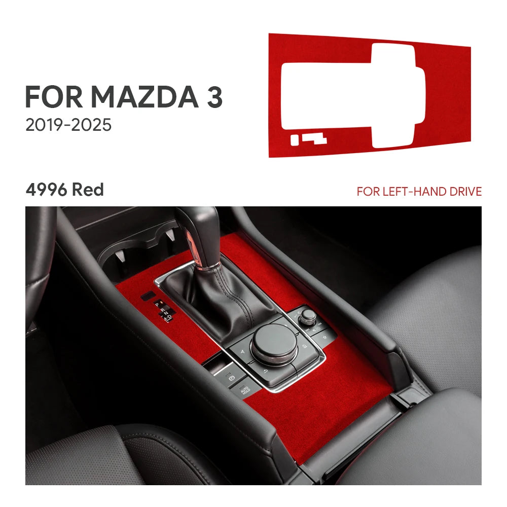 Protection console centrale et levier en suédine