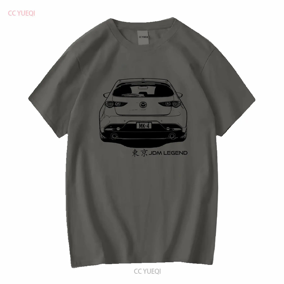 T-Shirt Mazda 3 Compacte BP – Illustration JDM, Manches Courtes ou Longues