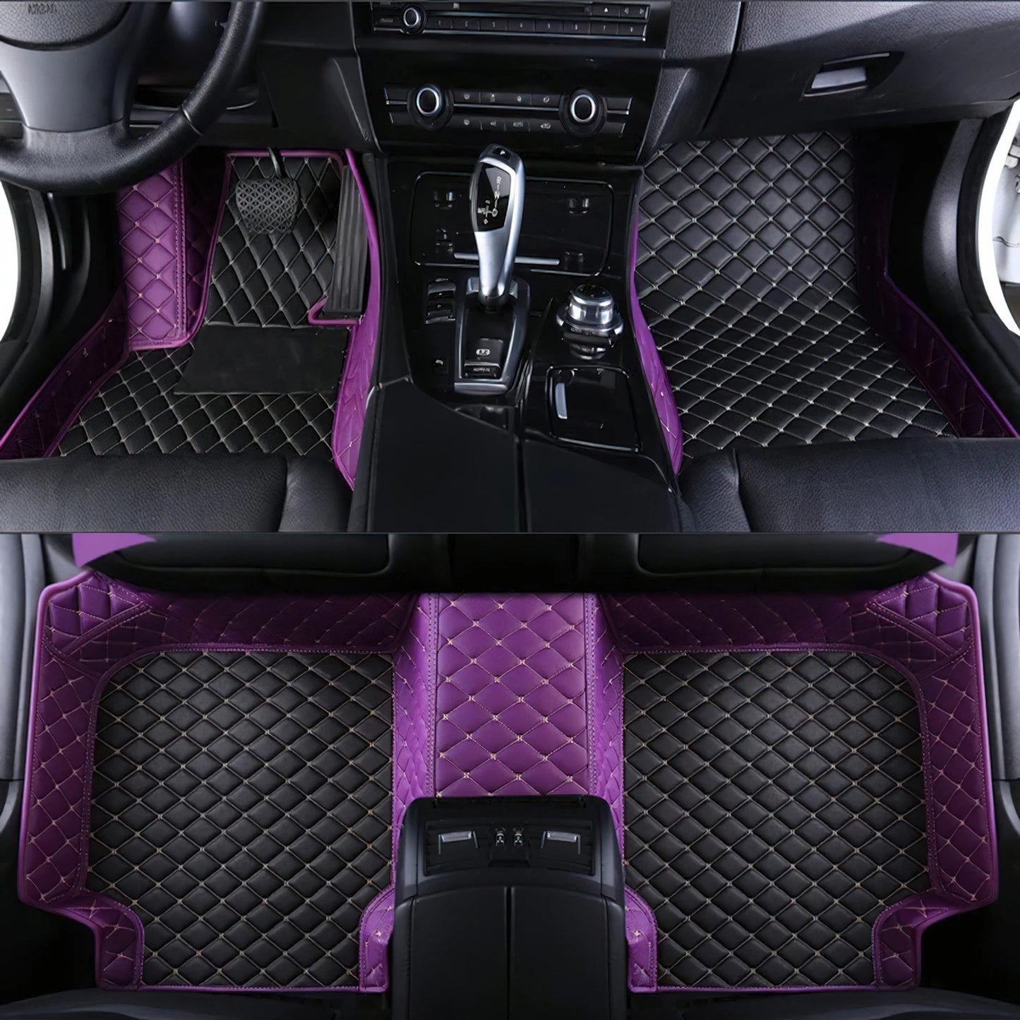 Tapis de Sol Luxe en Cuir PU Sur-Mesure