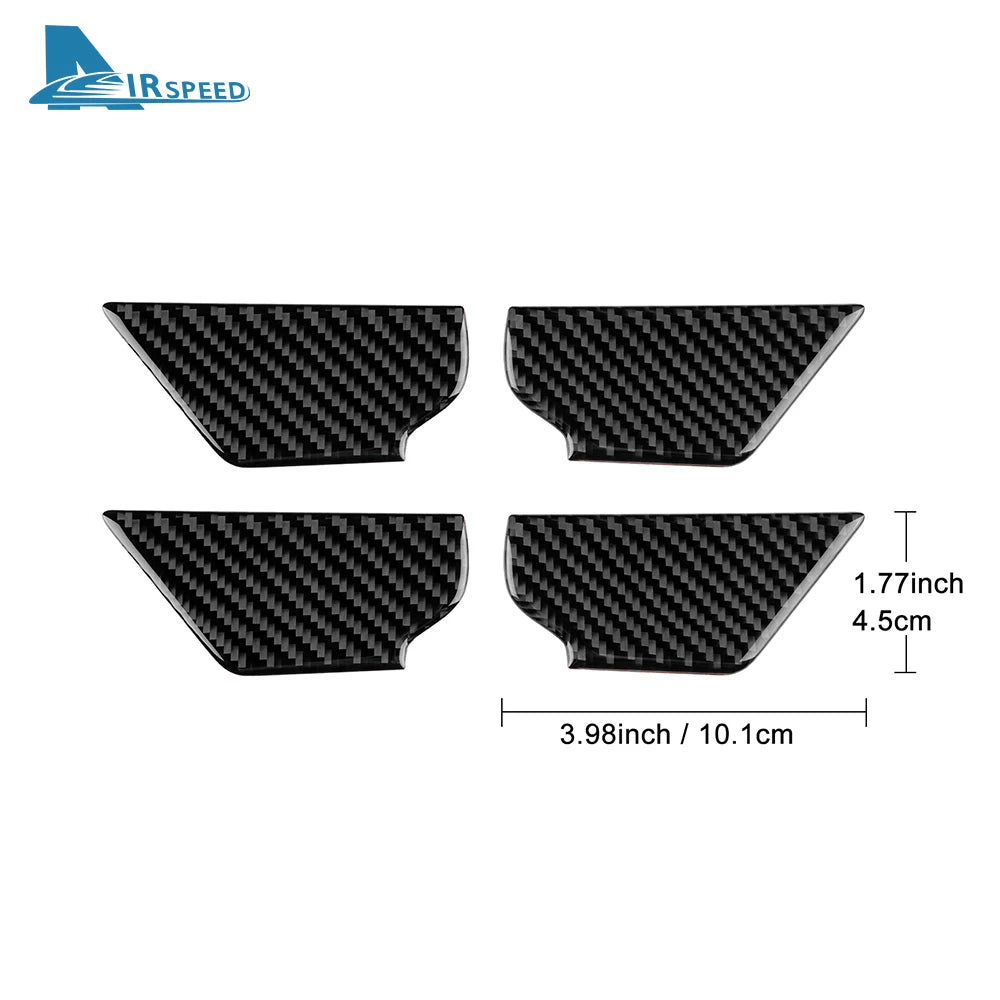 Autocollants fibre de carbone pour cuvettes de poignées de portes intérieures – Mazda 3 BP & CX-30 – photo 5
