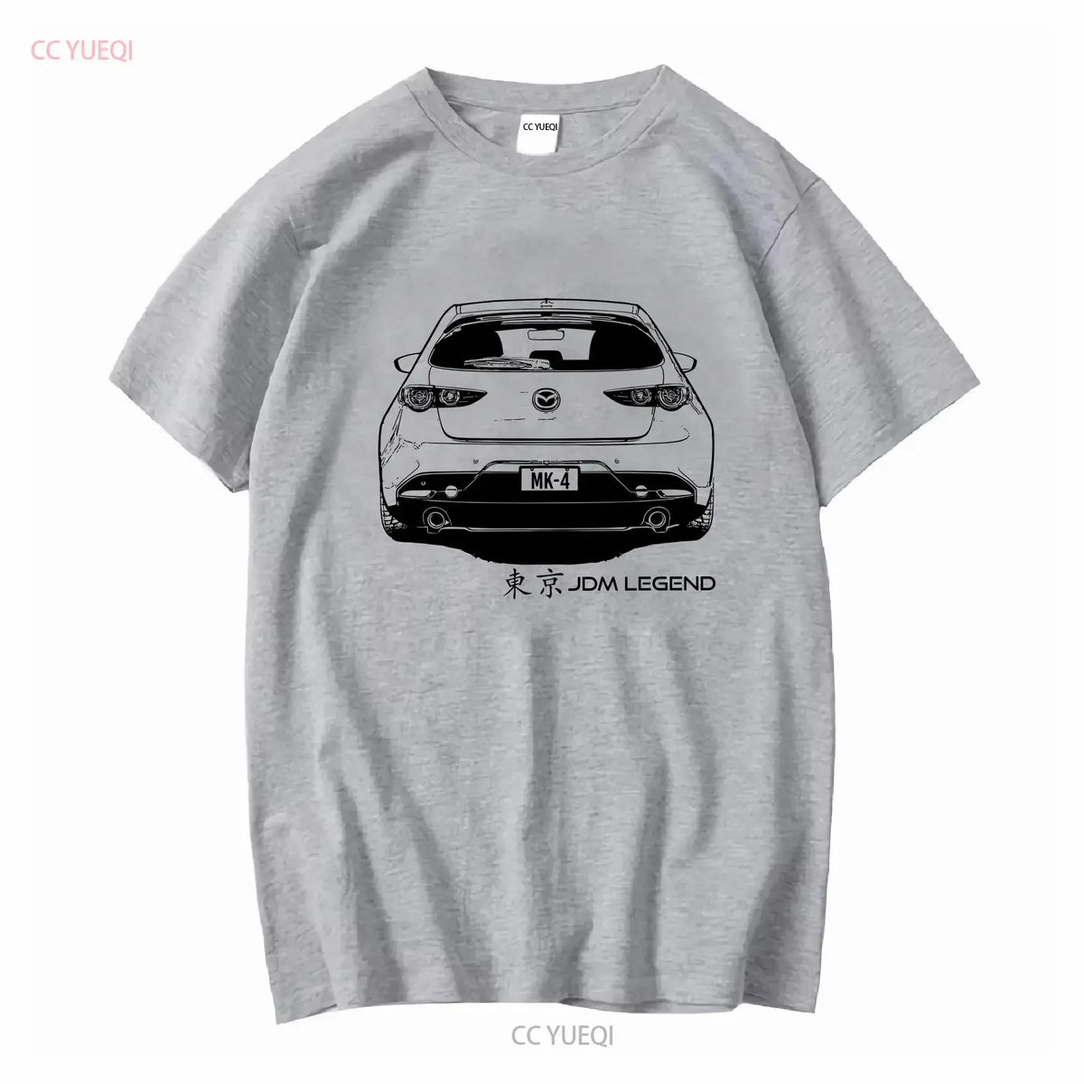 T-Shirt Mazda 3 Compacte BP – Illustration JDM, Manches Courtes ou Longues