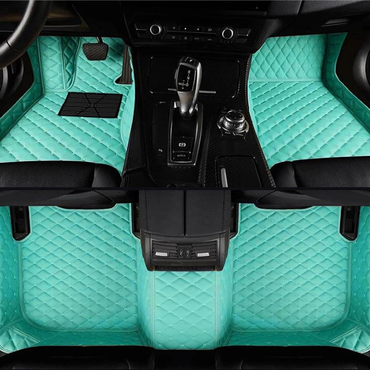 Tapis de Sol Luxe en Cuir PU Sur-Mesure