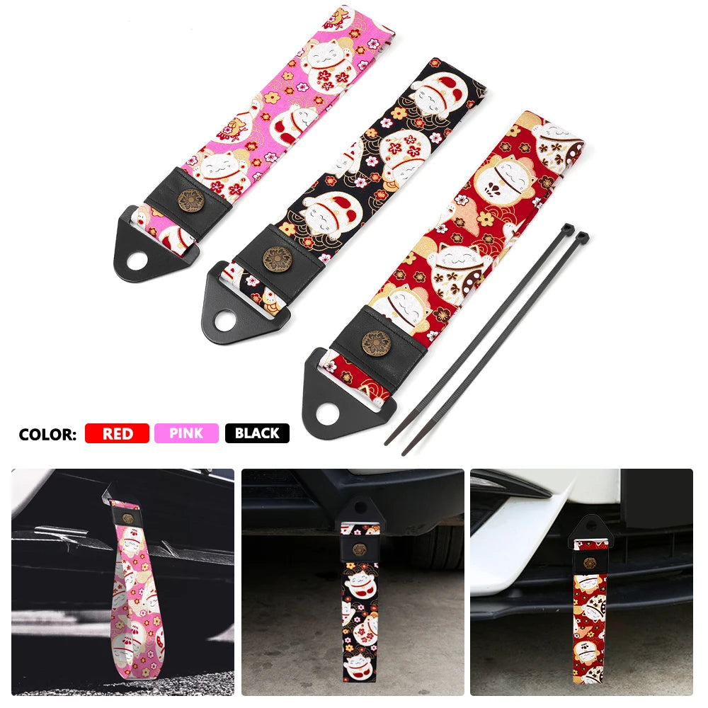Sangle de Remorquage Décorative Style JDM Japonais – Mazda