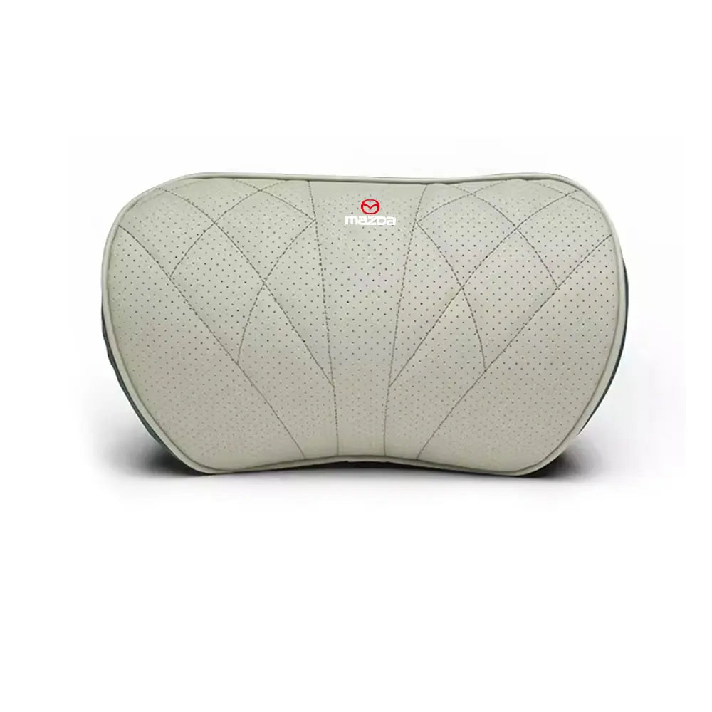 Coussin d'Assise, Appui-Tête & Soutien Lombaire en Cuir Nappa & Mousse à Mémoire
