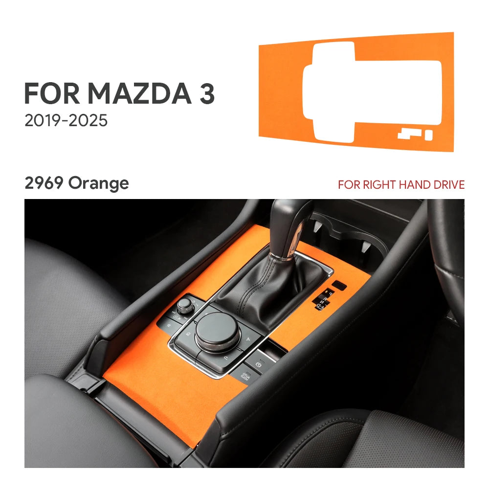 Protection console centrale et levier en suédine