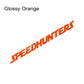 Bandeau de pare-brise Speedhunters en vinyle – Orange brillant