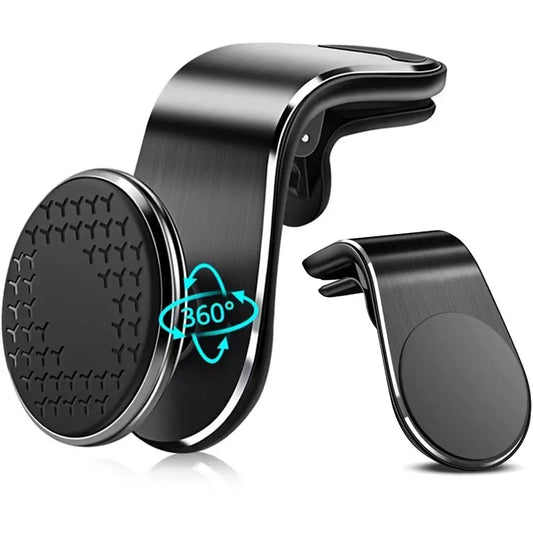 Support téléphone magnétique pour grille d'aération