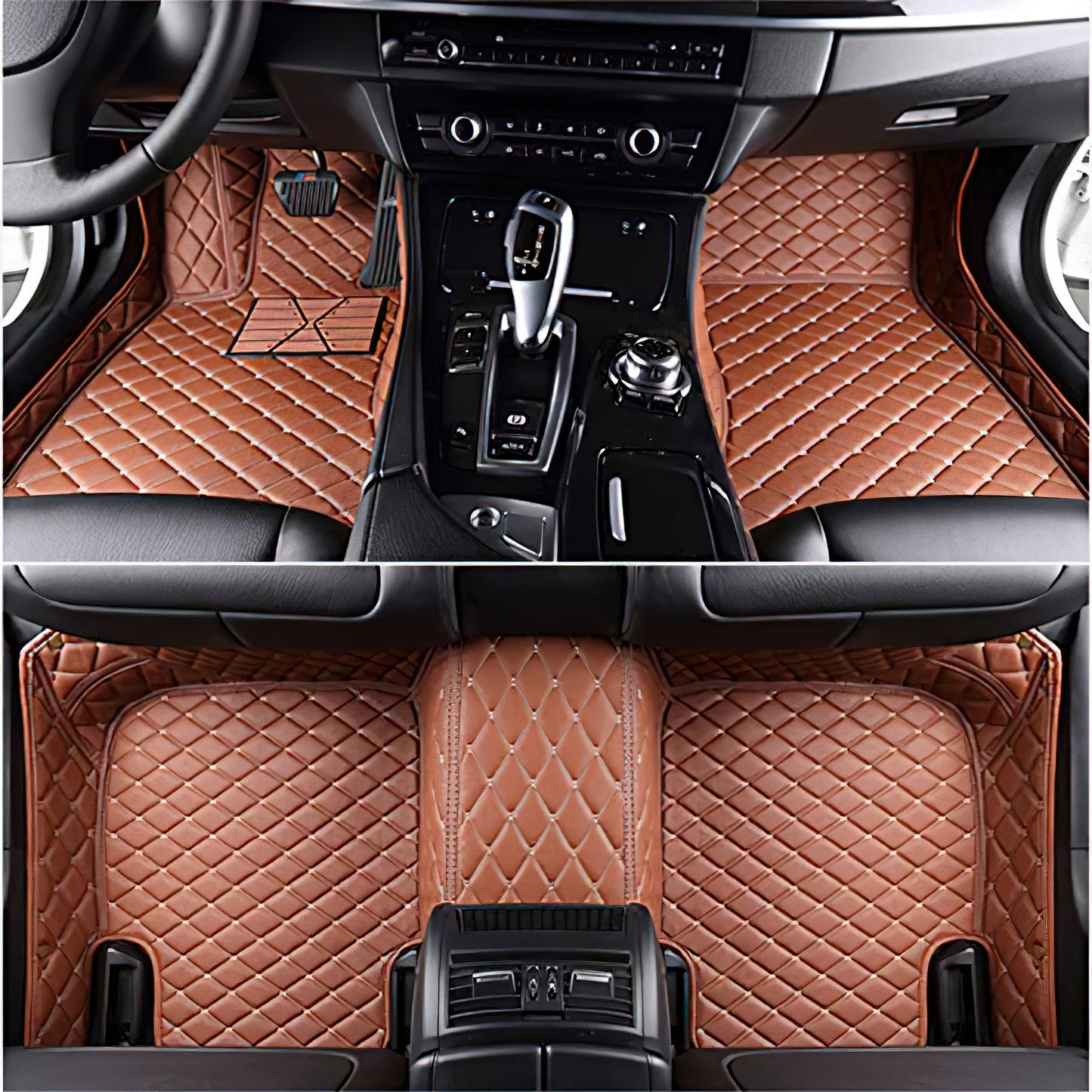 Tapis de Sol Luxe en Cuir PU Sur-Mesure