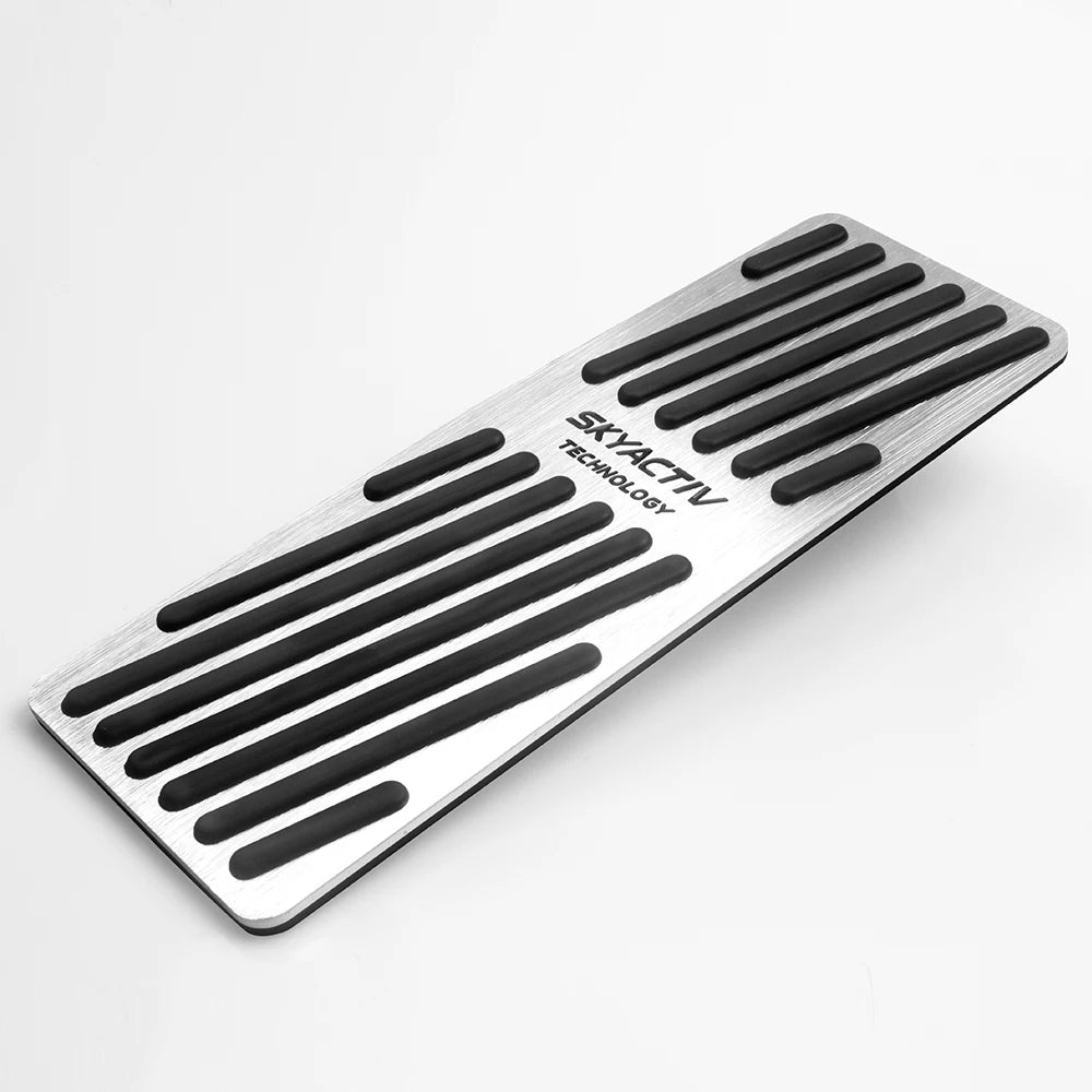Couvre-pédales frein, accélérateur et repose-pied en aluminium pour transmission manuel et automatique