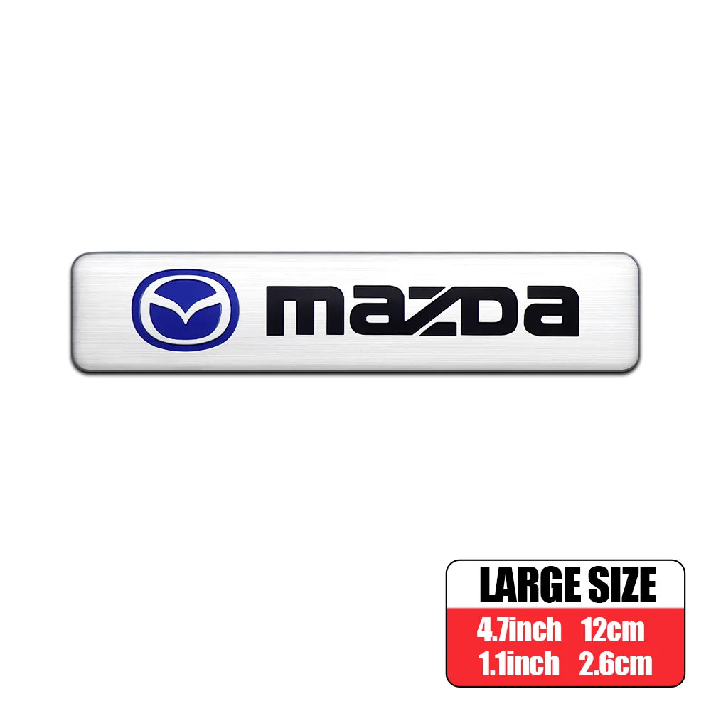 Emblème 3D en Aluminium "Mazdaspeed" Décoration Premium – Mazda