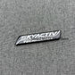 Badge SKYACTIV 3D Chromé ou Noir pour Hayon – Mazda