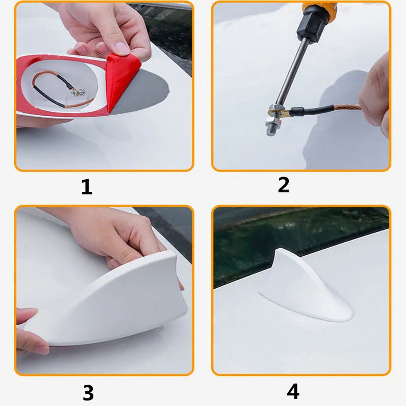 Antenne requin universelle pour voiture