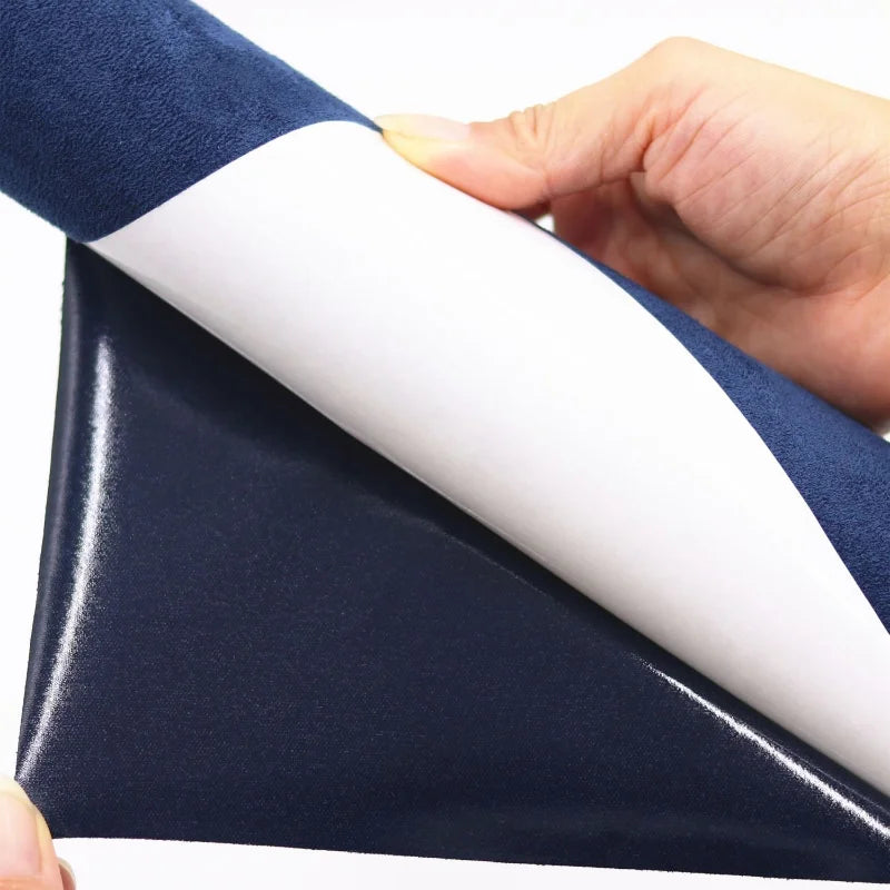 Tissu en suédine auto-adhésif microfibre luxueux pour intérieur de voiture