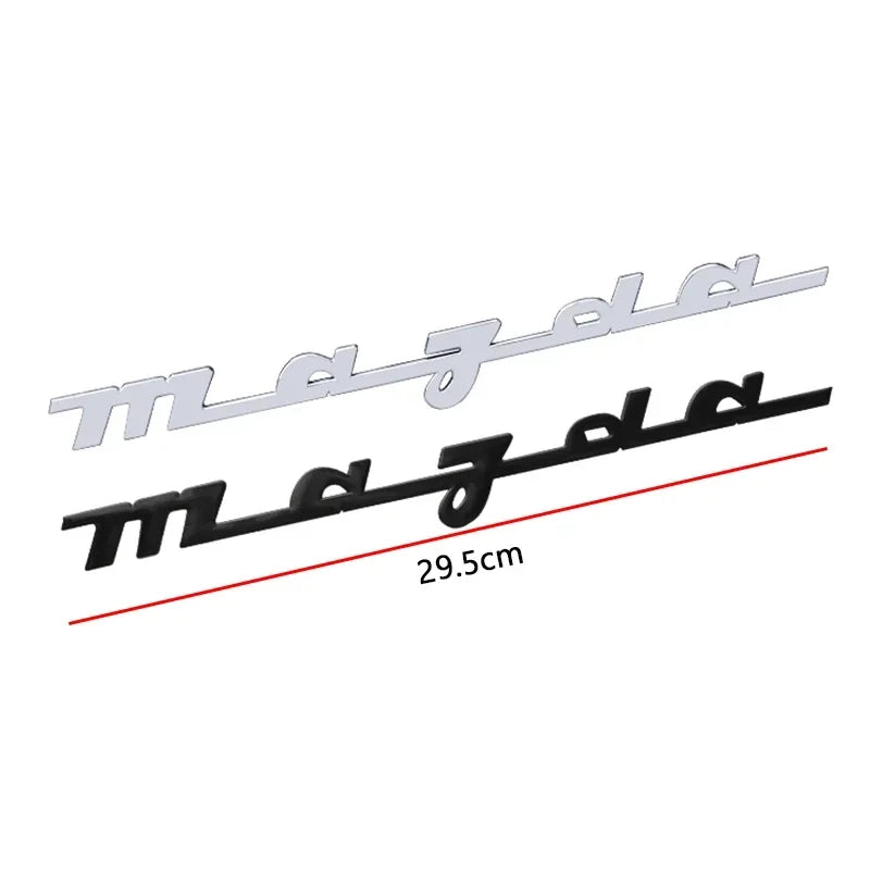 Sticker métal Mazda emblème de coffre arrière